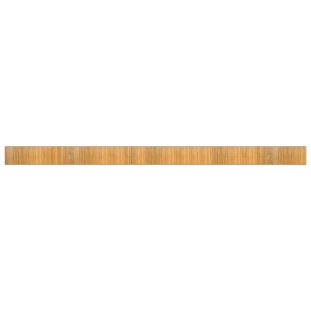 Bambus Teppich Natur 60x1000 cm Rechteckig