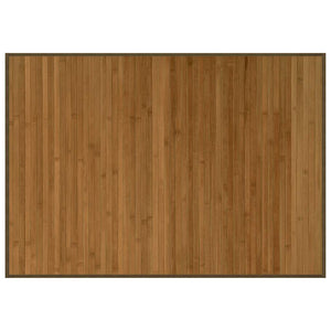 Brauner Bambus Teppich 70x100 cm