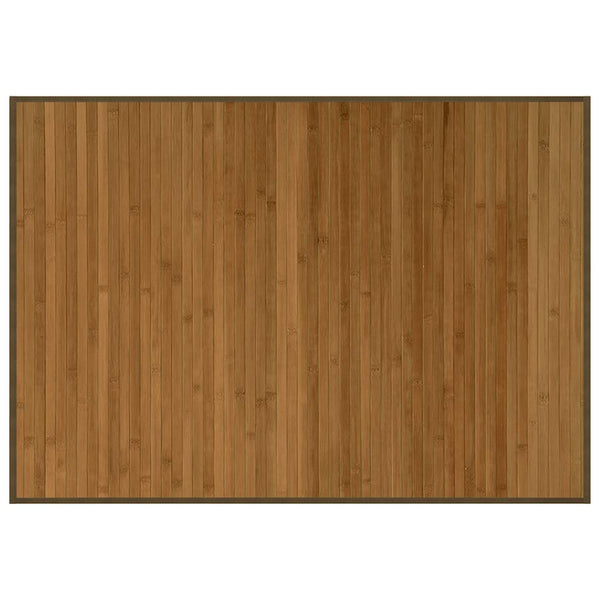 Brauner Bambus Teppich 70x100 cm
