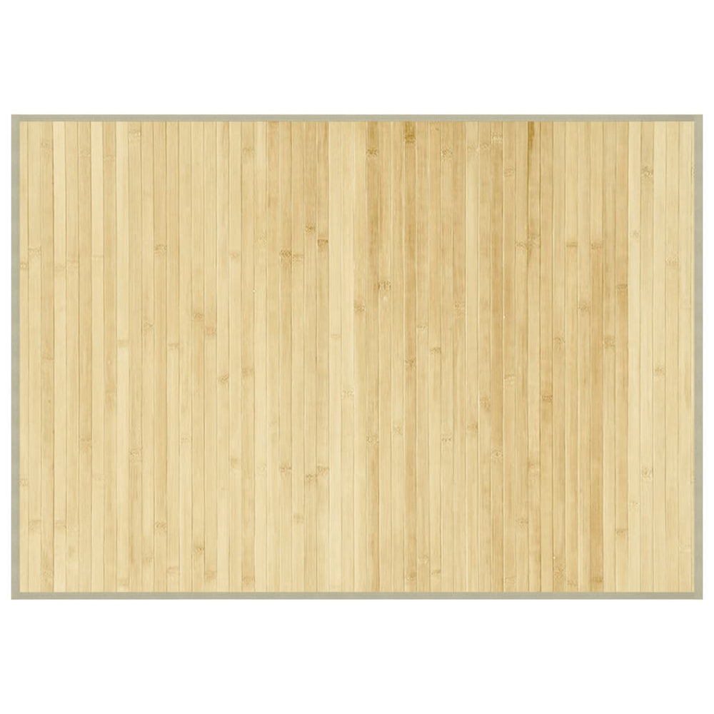 Bambus Teppich Hell 70x100 cm