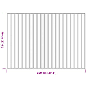 Bambus Teppich Hell 70x100 cm
