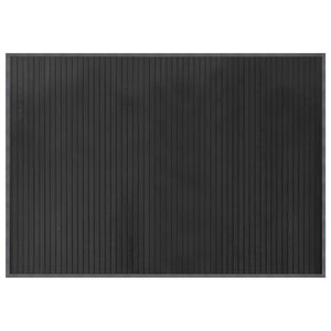 Grauer Bambus Teppich 70x100 cm