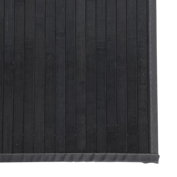 Grauer Bambus Teppich 70x100 cm