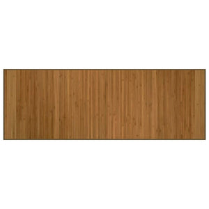 Brauner Bambus Teppich 70x200 cm