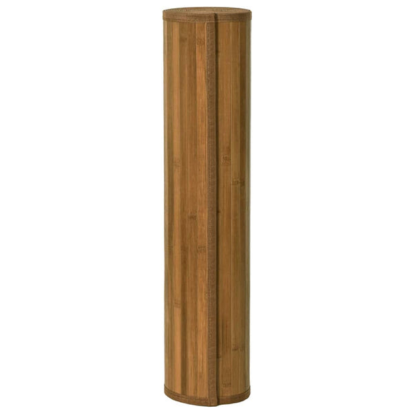 Brauner Bambus Teppich 70x200 cm