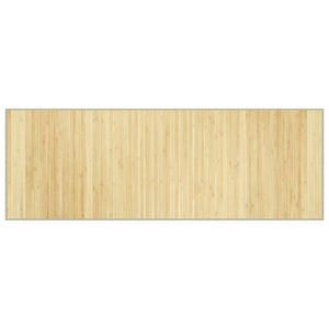Bambus Teppich Hell 70x200 cm