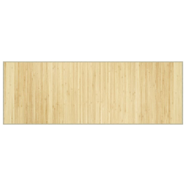 Bambus Teppich Hell 70x200 cm