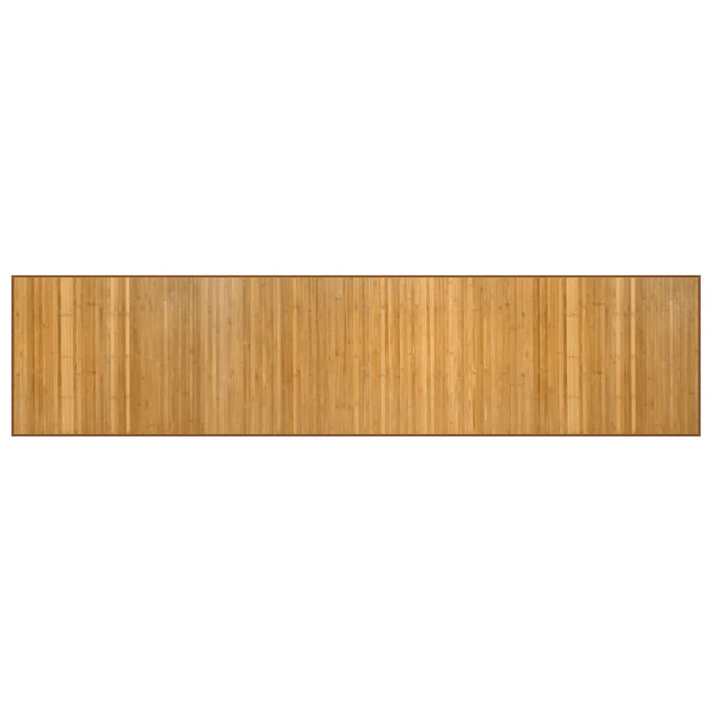 vidaXL Tapis rectangulaire naturel 70x300 cm bambou
