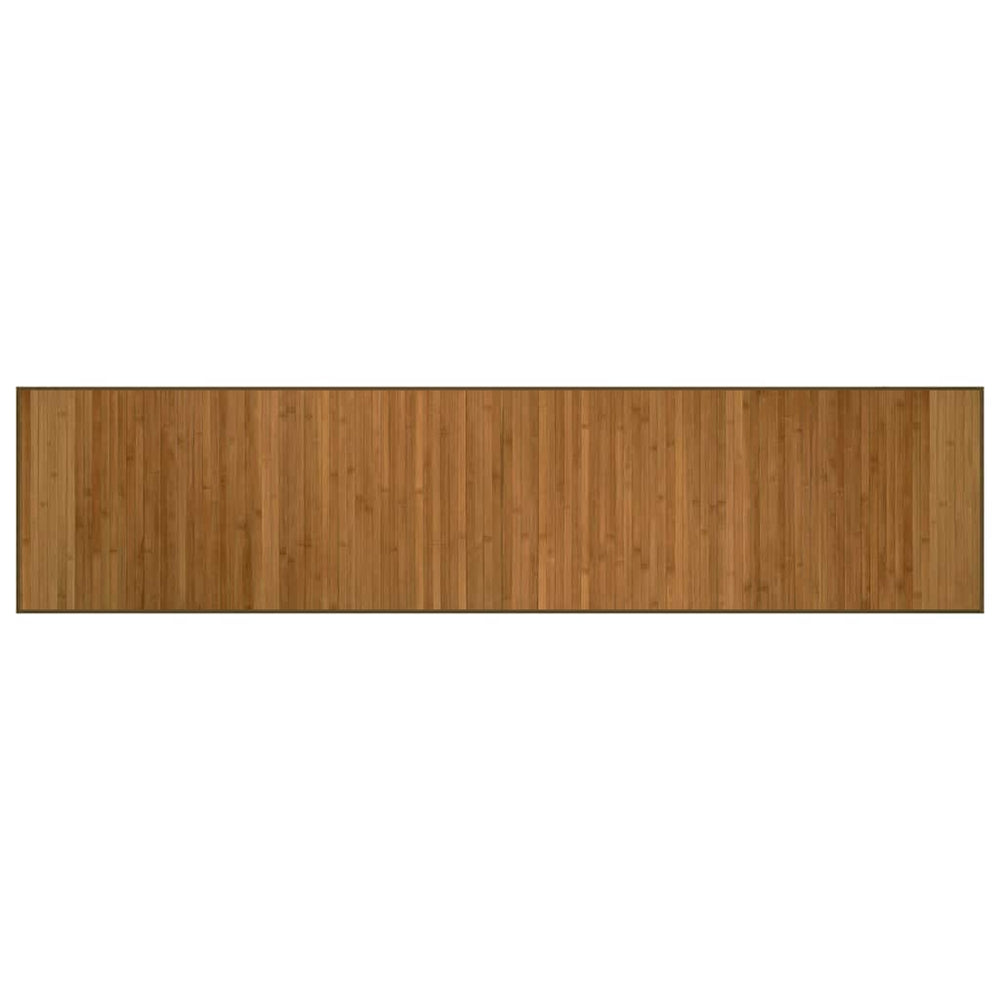 Bambus Teppich Braun 70x300 cm