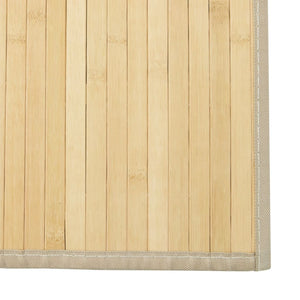 Bambus Teppich Hell 70x300 cm