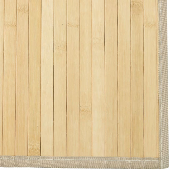 Bambus Teppich Hell 70x300 cm