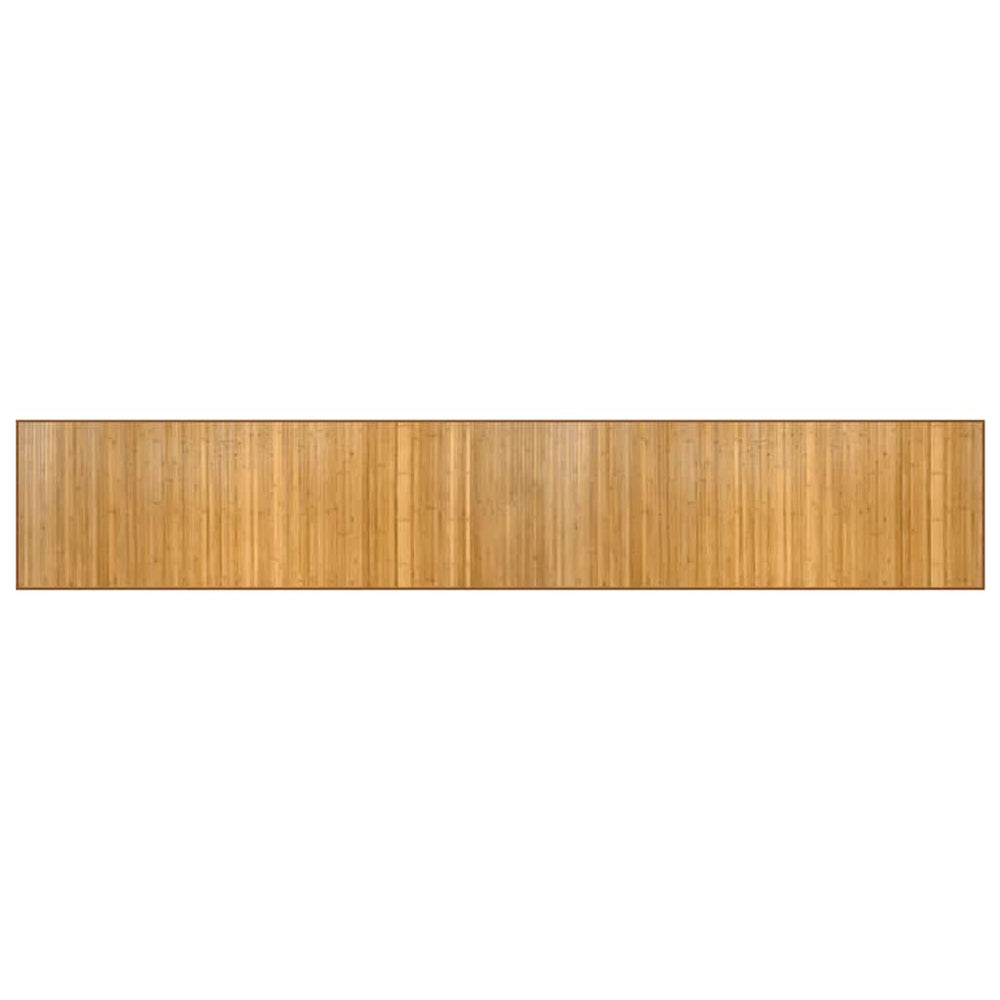 vidaXL Tapis rectangulaire naturel 70x400 cm Bambou