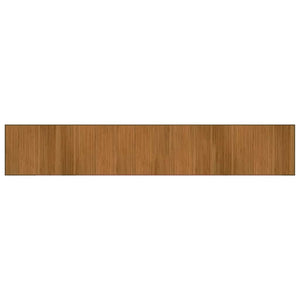 Brauner Bambus Teppich 70x400 cm