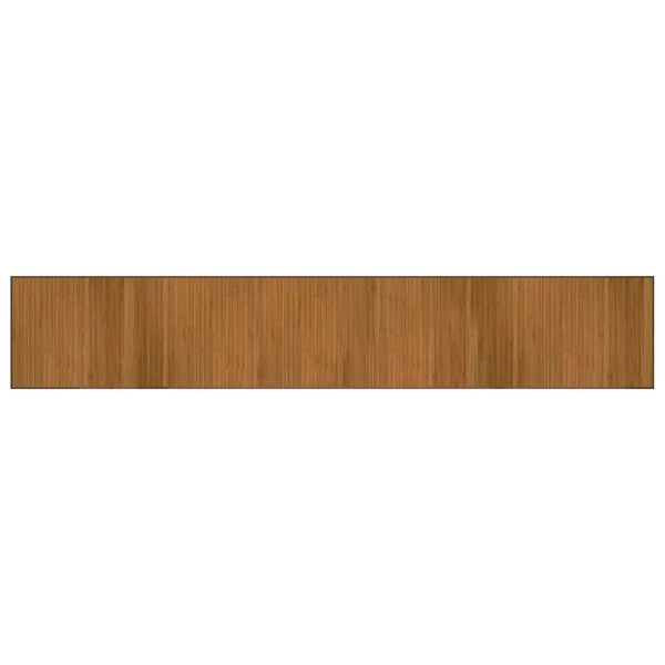 Brauner Bambus Teppich 70x400 cm