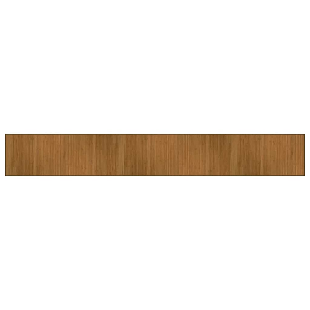 Rechteckiger Teppich Braun 70x500 cm Bambus