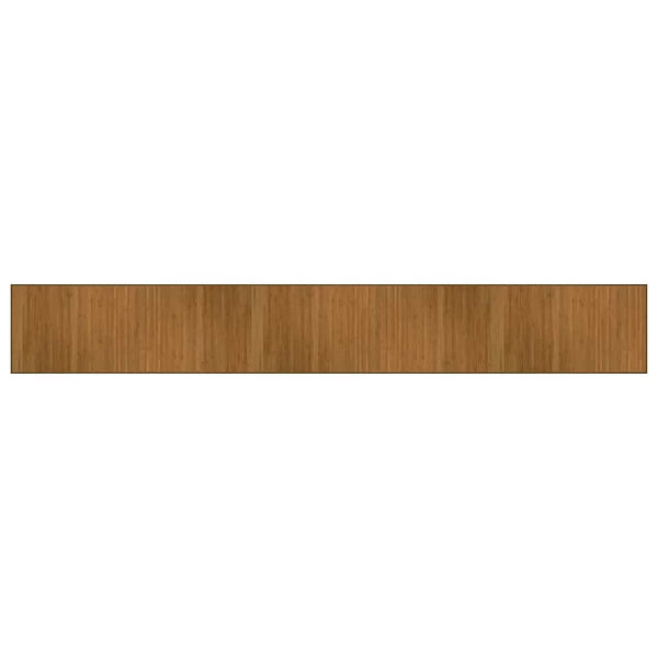 Rechteckiger Teppich Braun 70x500 cm Bambus