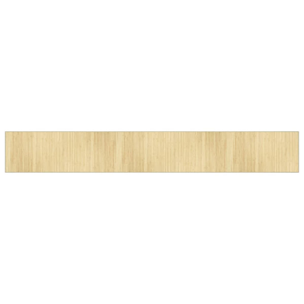 Bambus Teppich Hell Natur 70x500 cm