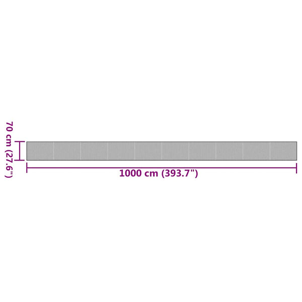 Brauner Bambus Teppich 70x1000 cm