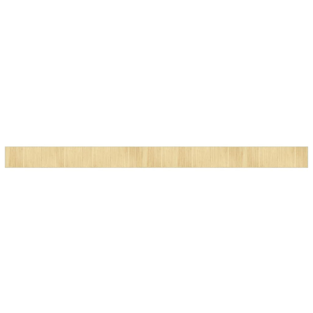 vidaXL Tapis rectangulaire clair naturel 70x1000 cm bambou