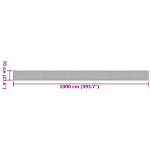 Bambus Teppich Hell Natur 70x1000 cm