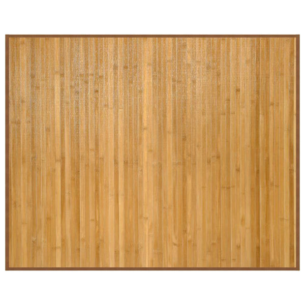 Bambus Teppich Natur Rechteckig 80x100 cm