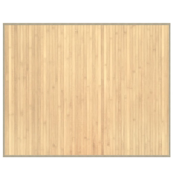 Bambus Teppich Hell 80x100 cm