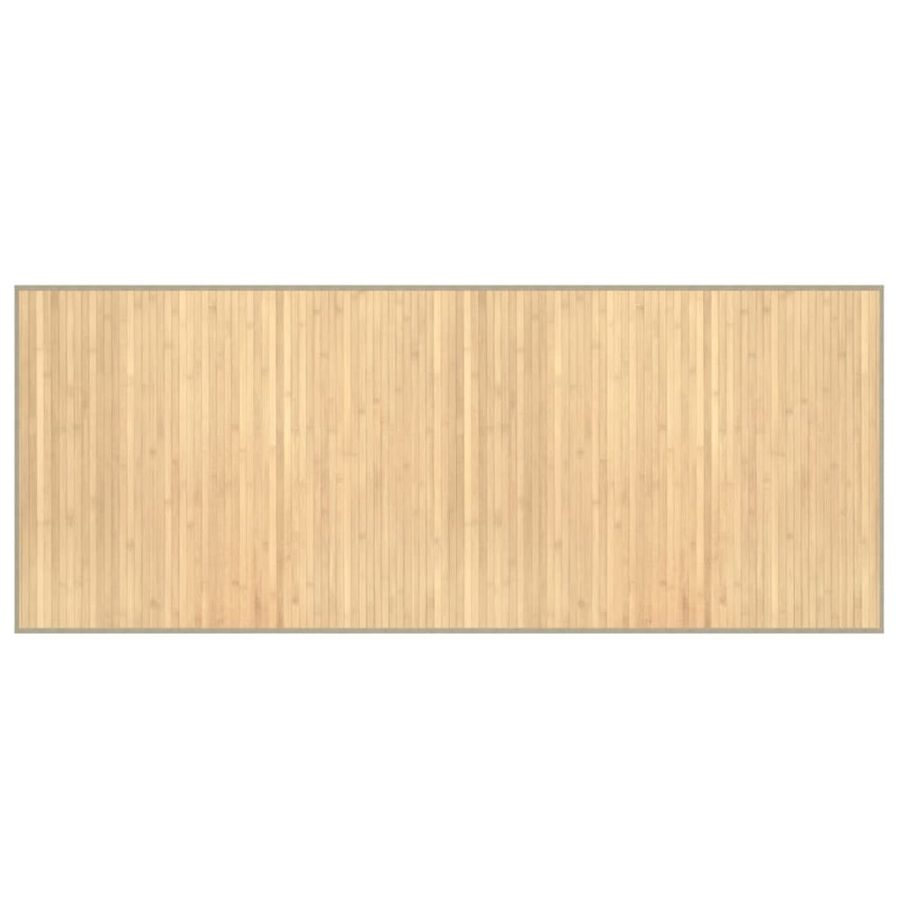 Bambus Teppich Hell 80x200 cm