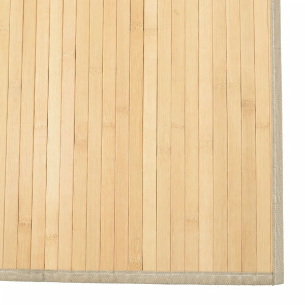 Bambus Teppich Hell 80x200 cm