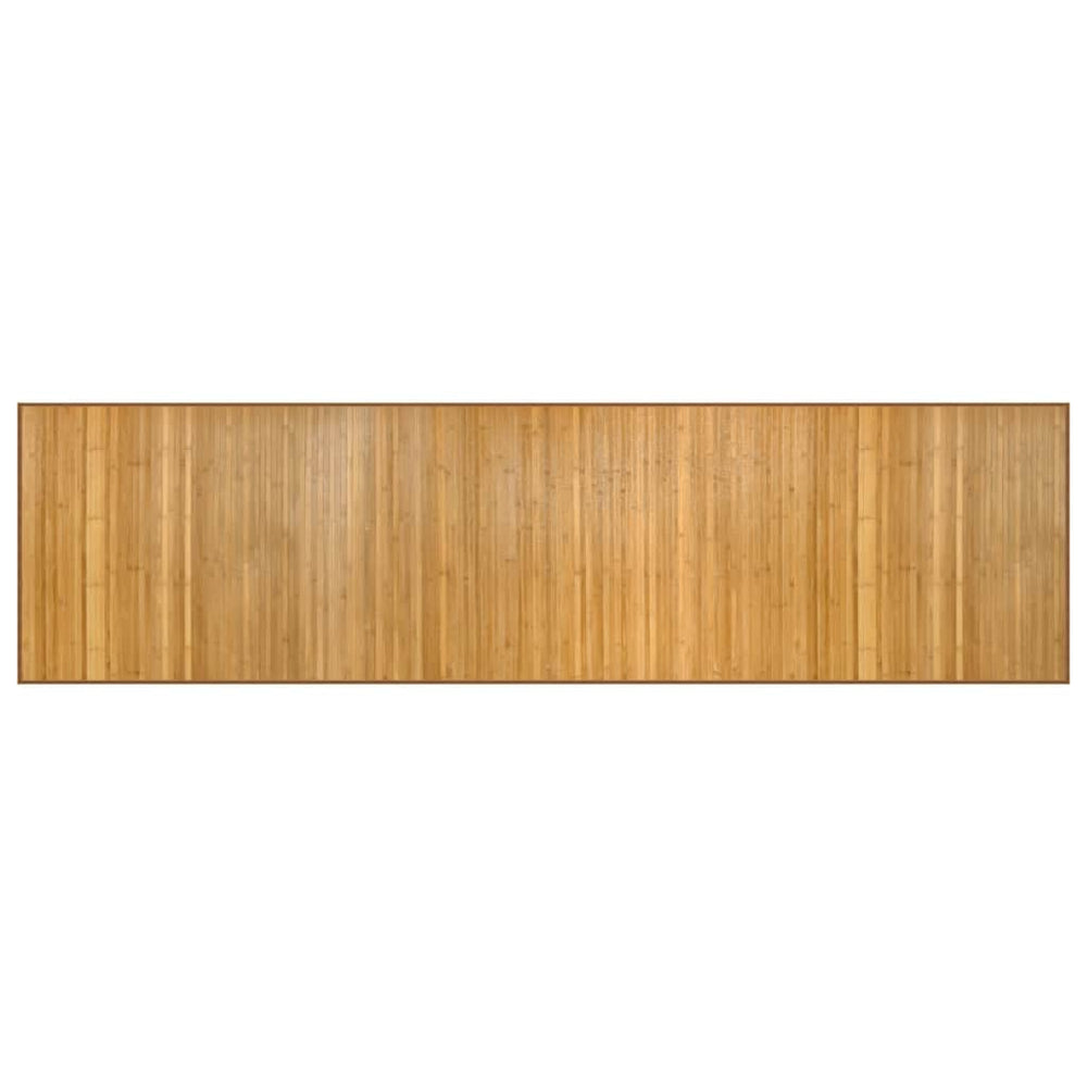 vidaXL Tapis rectangulaire Naturel 80x300 cm Bambou