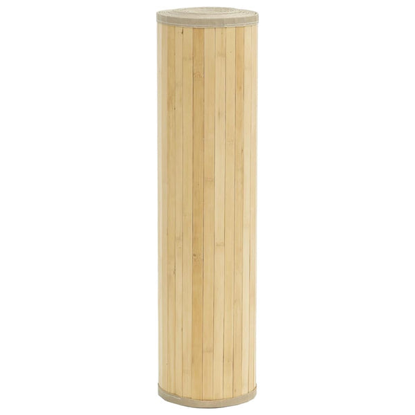 Bambus Teppich Hell Natur 80x300 cm