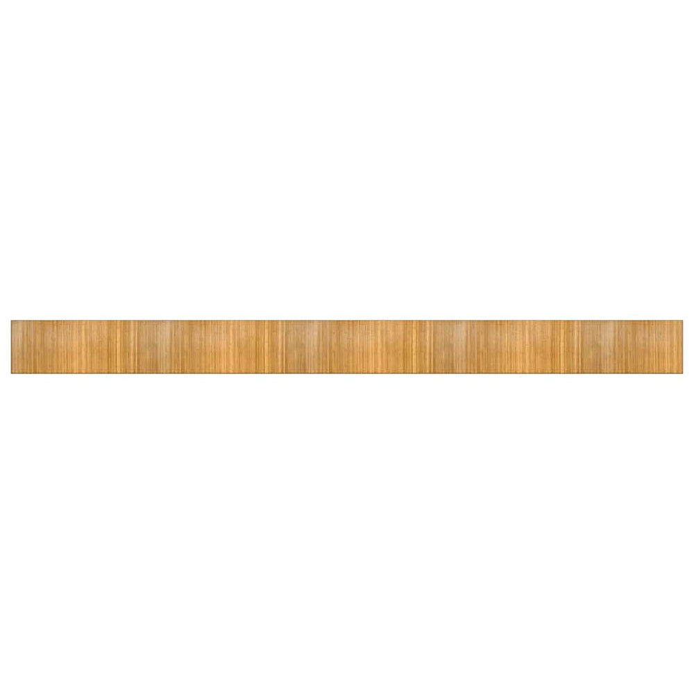 vidaXL Tapis rectangulaire Naturel 80x1000 cm Bambou