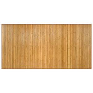 Bambus Teppich Natur Rechteckig 100x200 cm