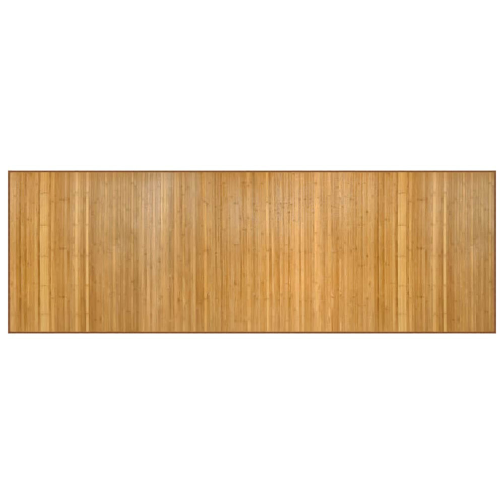 vidaXL Tapis rectangulaire Naturel 100x300 cm Bambou