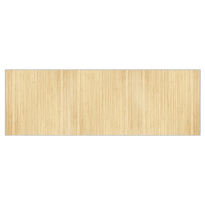 Bambus Teppich Hell 100x300 cm