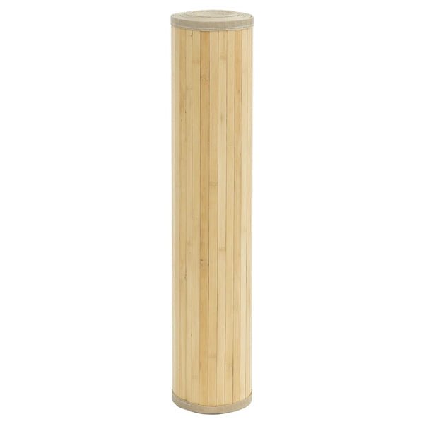 Bambus Teppich Hell 100x300 cm