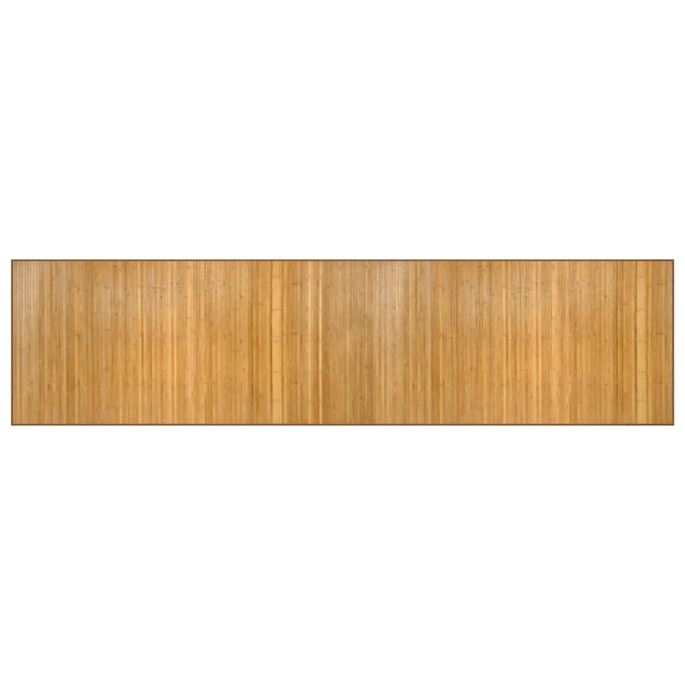 vidaXL Tapis rectangulaire naturel 100x400 cm bambou
