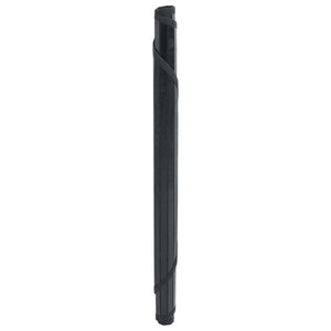 Runder Bambus Teppich Schwarz 60 cm