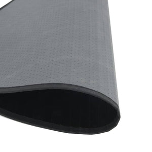 Runder Bambus Teppich Schwarz 60 cm