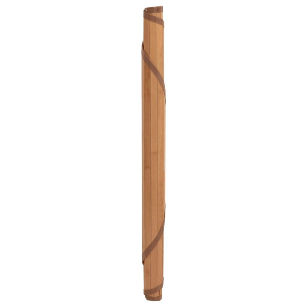 Runder Bambus Teppich Natur 60 cm