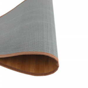 Runder Bambus Teppich Natur 60 cm