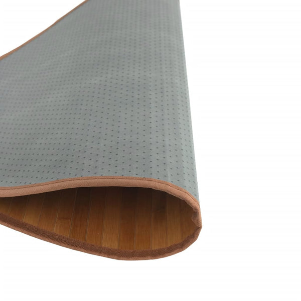 Runder Bambus Teppich Natur 60 cm