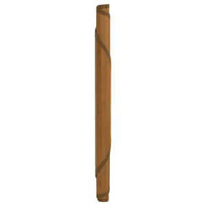 Runder Bambus Teppich Braun 60 cm