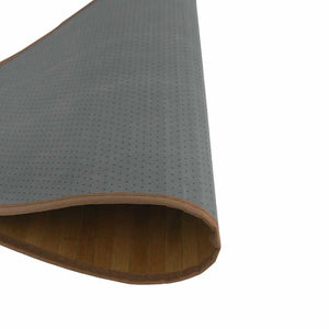 Runder Bambus Teppich Braun 60 cm