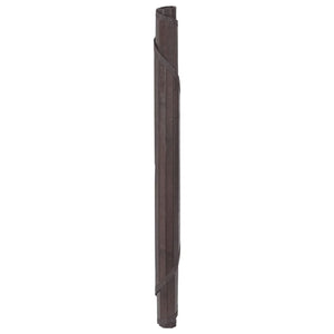 Runder Teppich Dunkelbraun 60cm Bambus