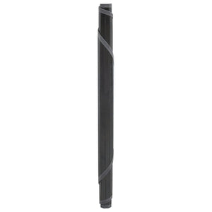 Runder Teppich Grau 80cm Bambus