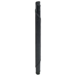 Runder Bambus Teppich Schwarz - 100cm