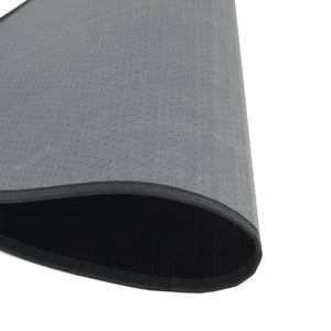 Runder Bambus Teppich Schwarz - 100cm