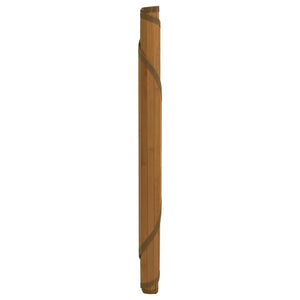 vidaXL Tapis rond marron 100 cm bambou