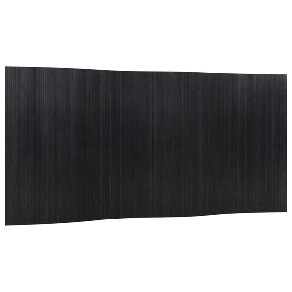 Schwarzer Bambus Paravent, 400x165 cm
