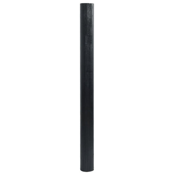 Schwarzer Bambus Paravent, 400x165 cm